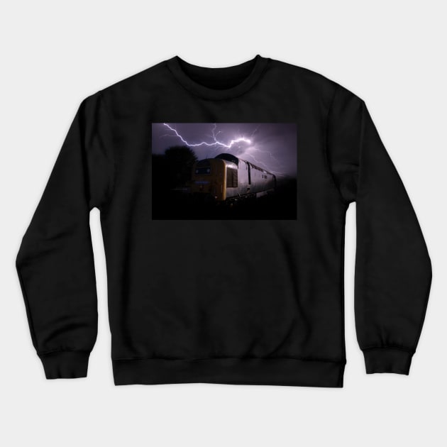 Deltic Lightning Crewneck Sweatshirt by aviationart